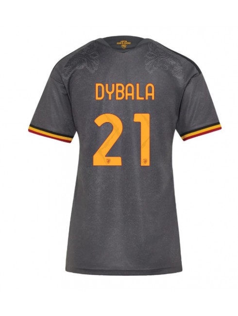 Ženski Nogometna dresi replika AS Roma Paulo Dybala #21 Tretji 2026-27 Kratek rokav Ženski Nogometna dresi replika AS Roma Paulo Dybala #21 Tretji 2026-27 Kratek rokav